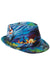 Blue Hawaiian Fedora Costume Hat for Adults - Main Image