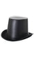 Deluxe Adult's Black Leather Look Costume Top Hat