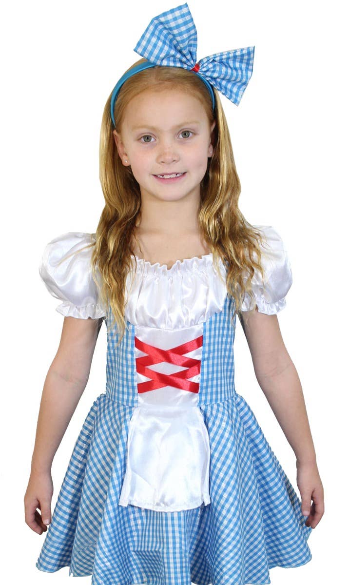 Delightful Dorothy Girls Costume | Kids Dorothy Fancy Dress Costume