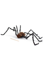Giant Dark Brown and Black Spider Halloween Haunted House Decoration Main Image
