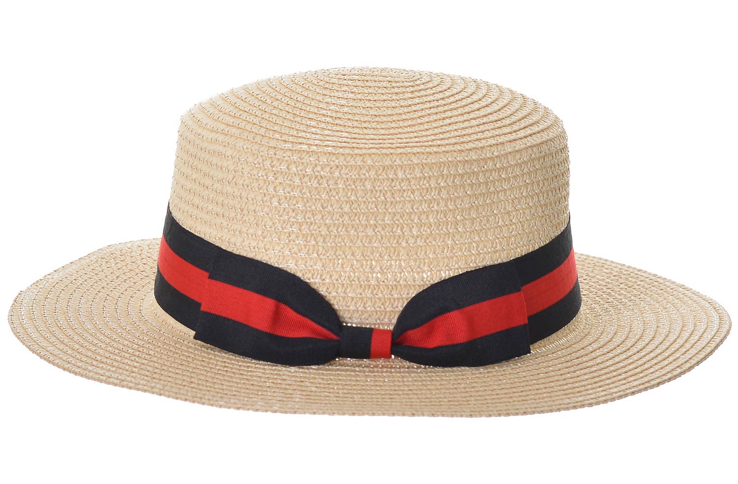 Adult's Boater Barbershop Gatsby Costume Hat Accessory Close up Image