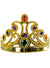 Gold Queen Costume Crown with Jewels