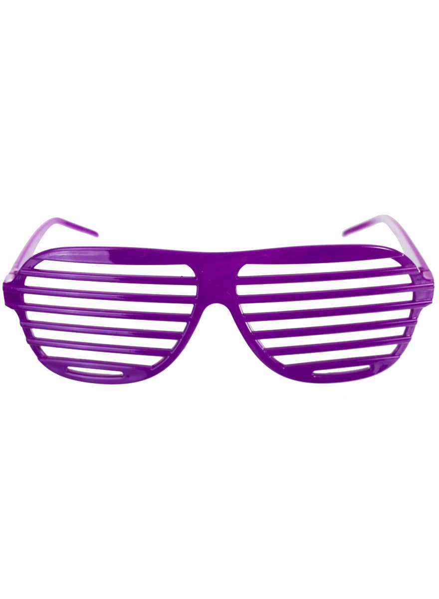 Purple 80s Shutter Shades