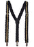 Black and Gold Sequinned Suspenders