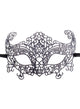 Black Glitter Lace Cut Out Masquerade Mask