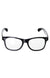 Black Frame Nerd Glasses Costume Accessory - Main Image