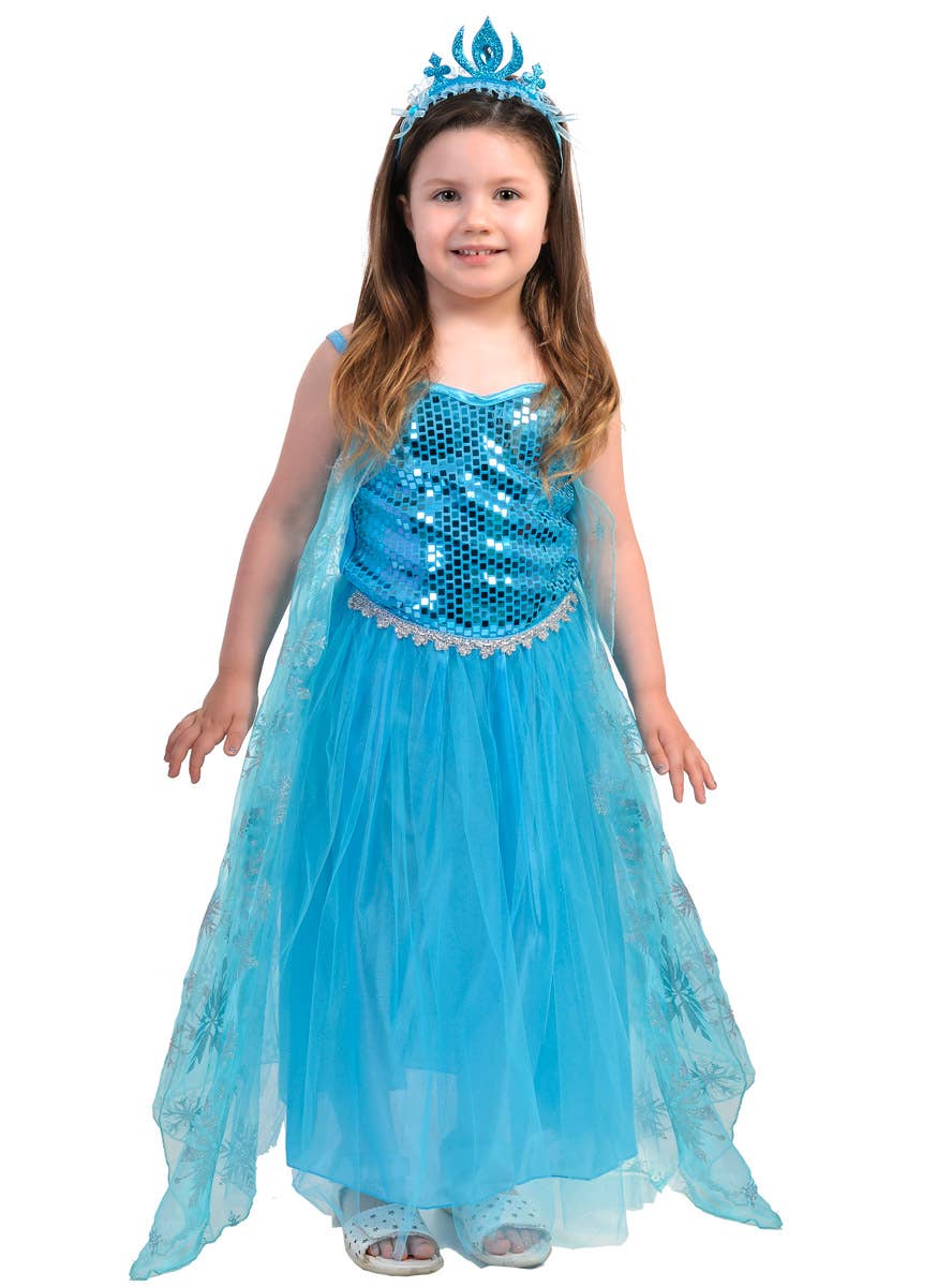 Ice Queen Elsa Girl's Frozen Inspired Costume