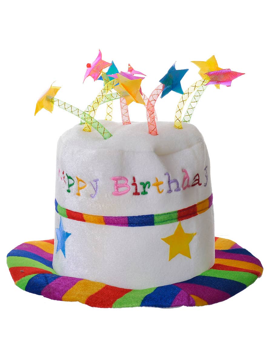Plush Birthday Cake Happy Birthday Costume Hat