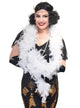 Image of Long White Feather Boa 1920s Costume Accessory