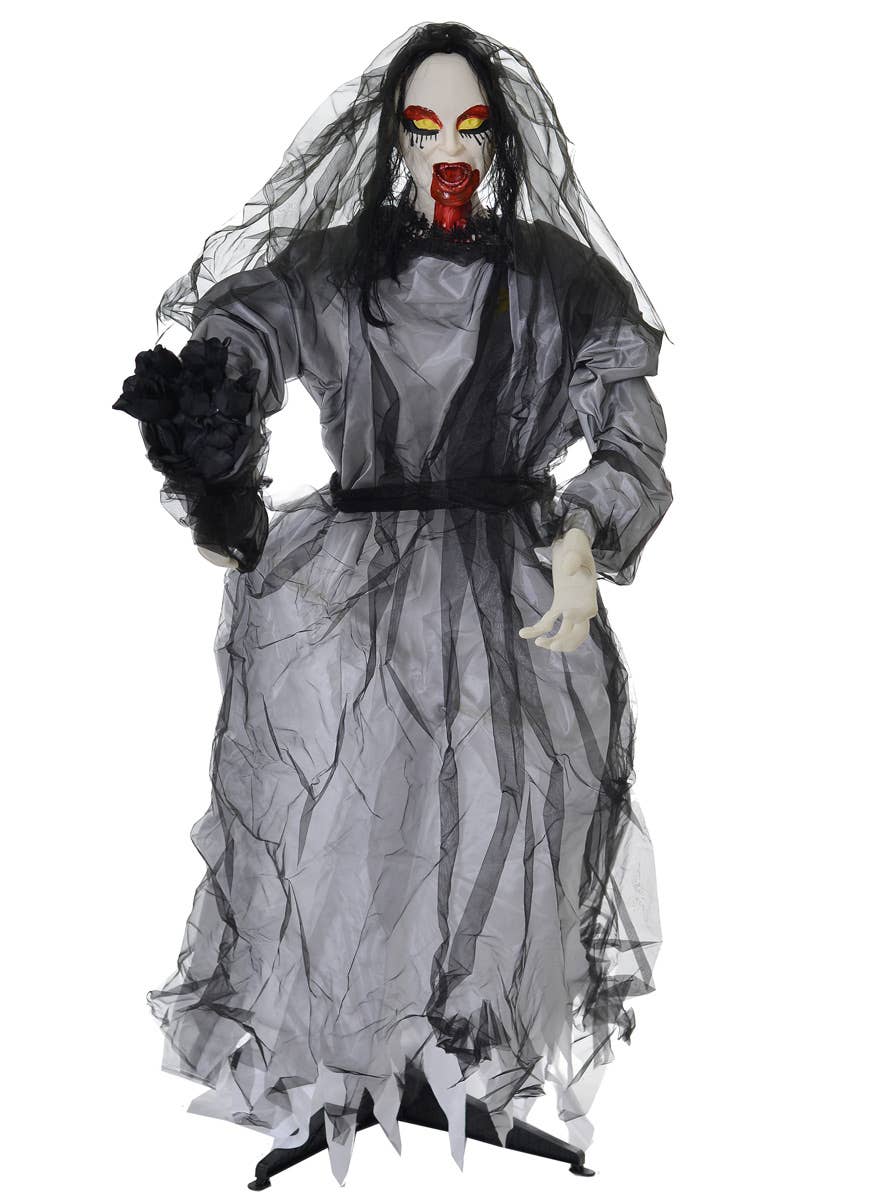 Gothic Zombie Bride Light Up Halloween Prop - Main Image