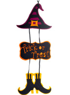 Trick or Treat Witch Hanging Decoration