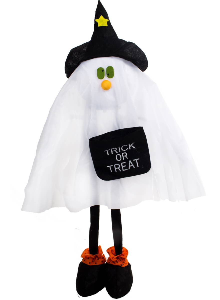 White Ghost 110cm Standing Kid Friendly Halloween Decoration