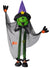 Black Standing Witch Halloween Decoration - Main Image
