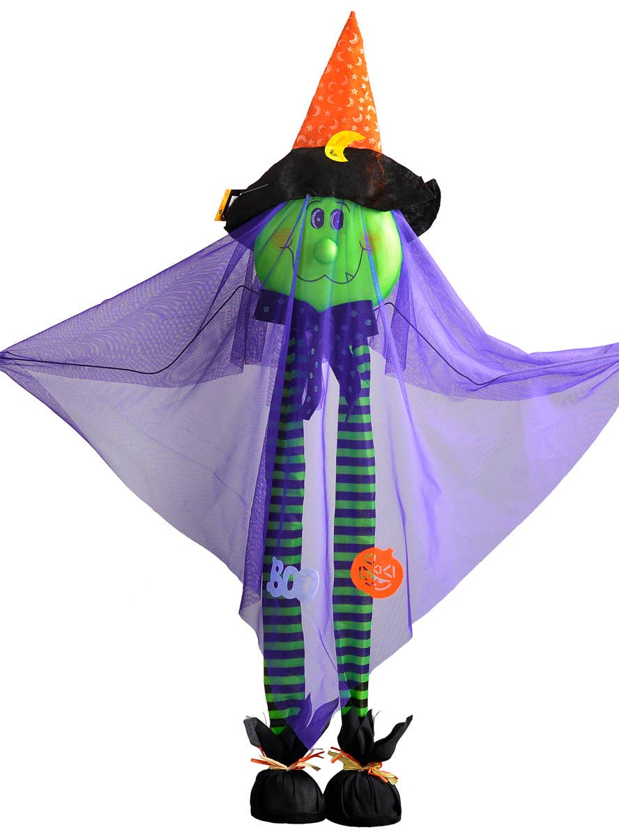 Purple Standing Vampire Halloween Decoration - Alternative Image