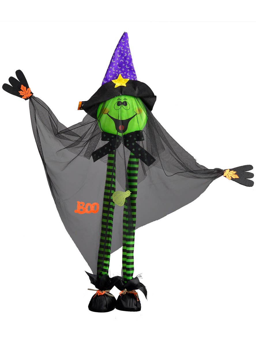 Black Standing Witch Halloween Decoration - Alternate Image 2