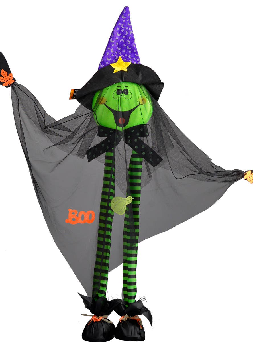 Black Standing Witch Halloween Decoration - Alternative Image 3