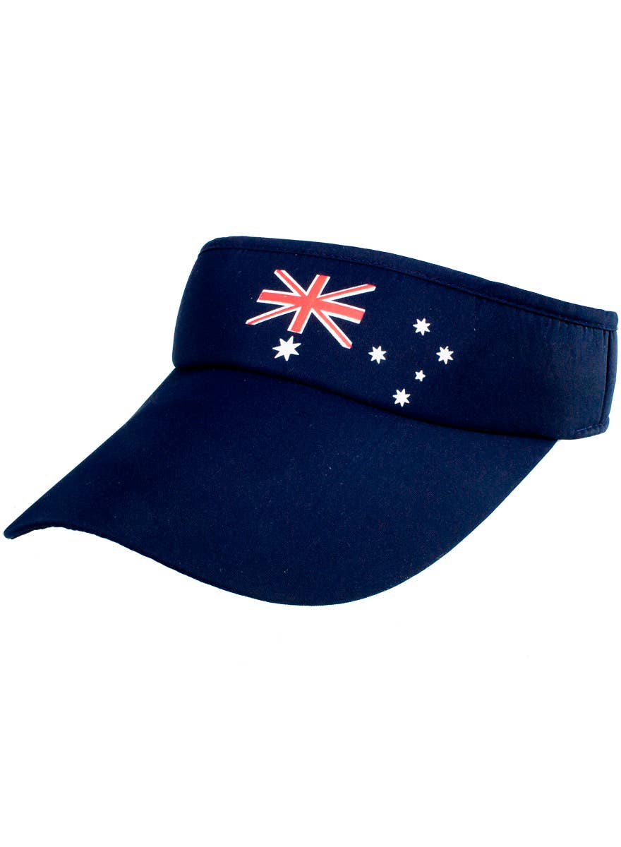 Novelty Australian Flag Visor Hat 