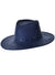 Adults Navy Blue Cowboy Suede Costume Hat