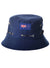 Navy Blue Bucket Hat with Aussie Flag