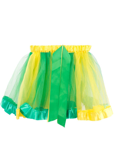 Green and Gold Tutu Skirt for Women