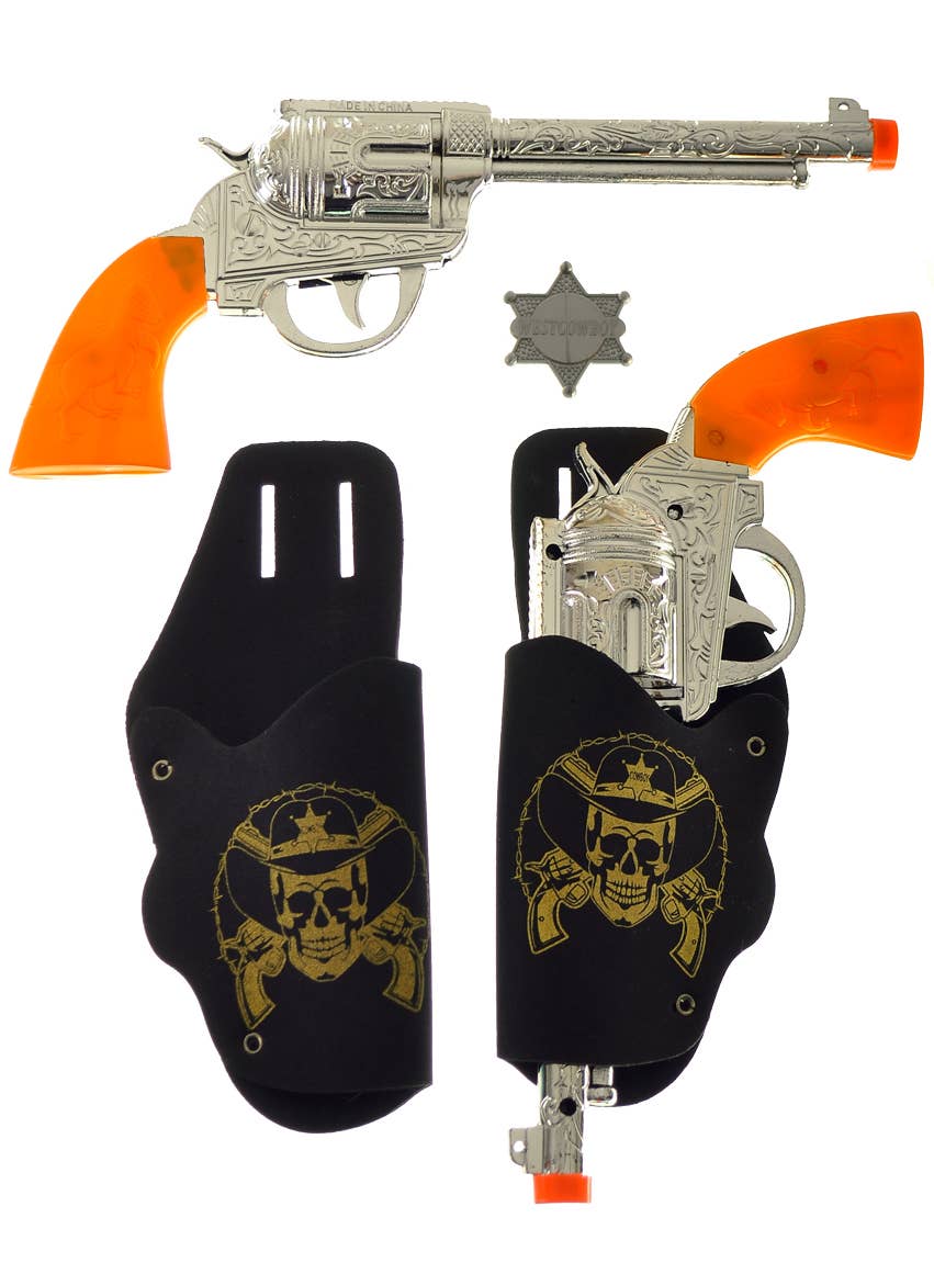 Western Gun and Holster Cowboy Accessory Set
