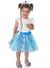 Toddler Frozen Elsa Costume Kit with Tutu Skirt, Hair Clip Plait, Crown and Wand