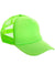 Neon Green Novelty 1980s Costume Cap