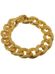 Chunky Gold Plastic Chain Bracelet Costume Accessory