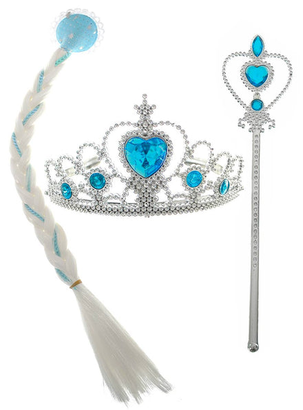 Queen Elsa 3 Piece Girls' Costume Accessory Set