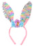 Reversible Pink and Silver Sequin Bunny Ears