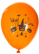 Set of Orange Happy Halloween Balloons