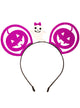 Sparkly Purple Pumpkin Mouse Ears Costume Headband