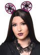 Pink Glitter Spider Web and Spider Round Ears Costume Headband