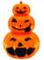 Orange Pumpkin Tier Light Up Halloween Decoration