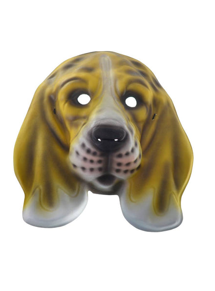 Yellow Dog Costume Mask for Kids