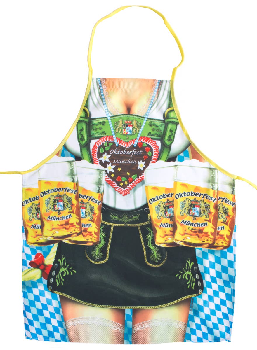 Oktoberfest Beer Girl Lederhosen Costume Apron