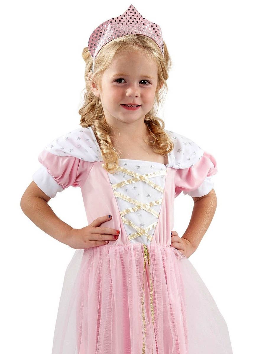 Girls Sleeping Beauty Costume - Close Image