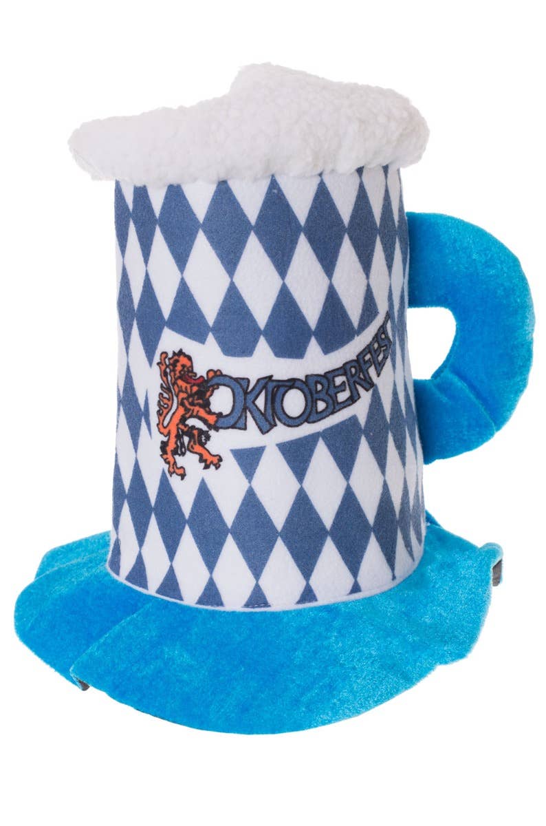 Novelty Blue Beer Stein German Oktoberfest Costume Hat Main Image