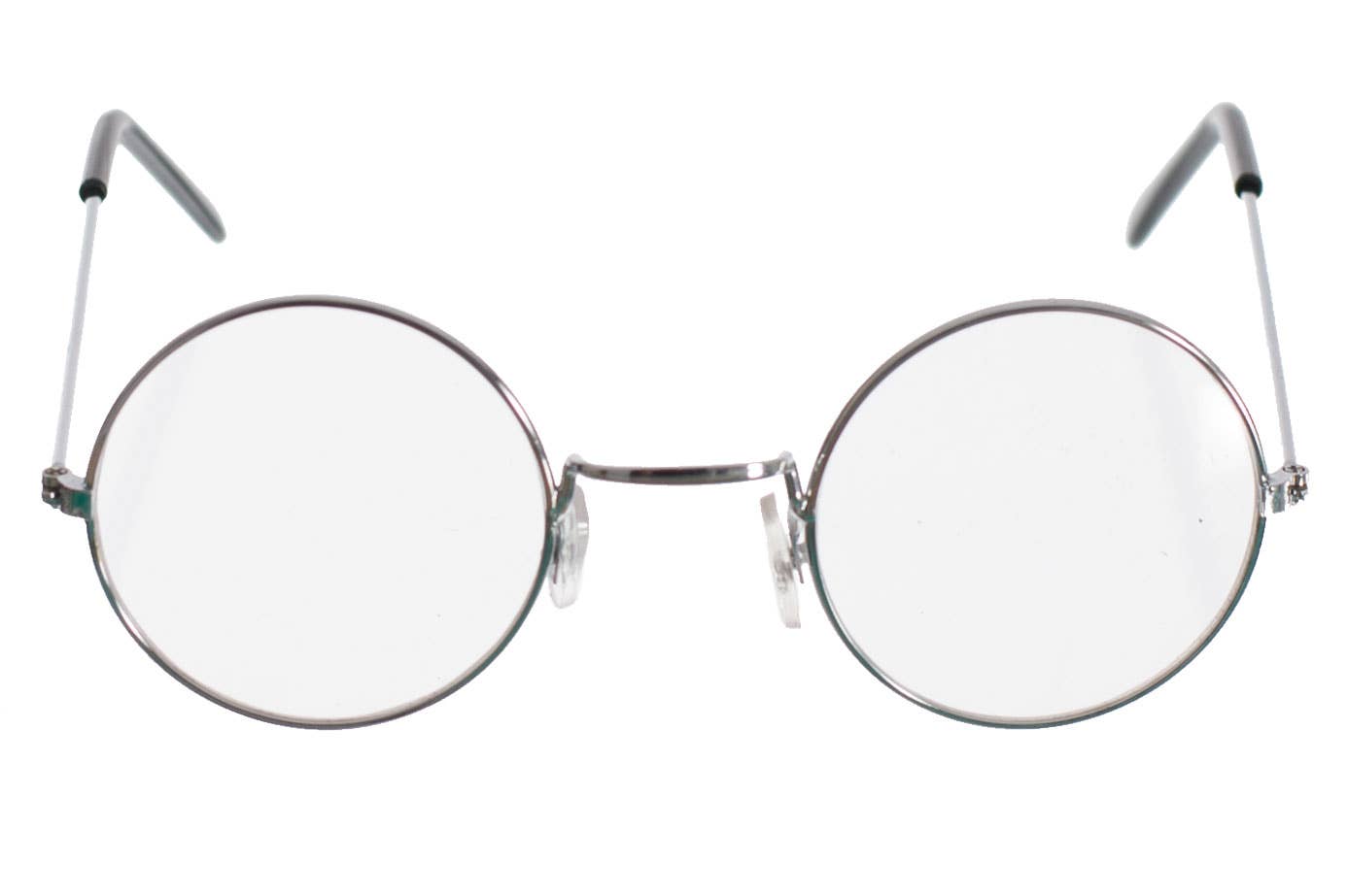 Round Silver Frame Clear John Lennon Glasses