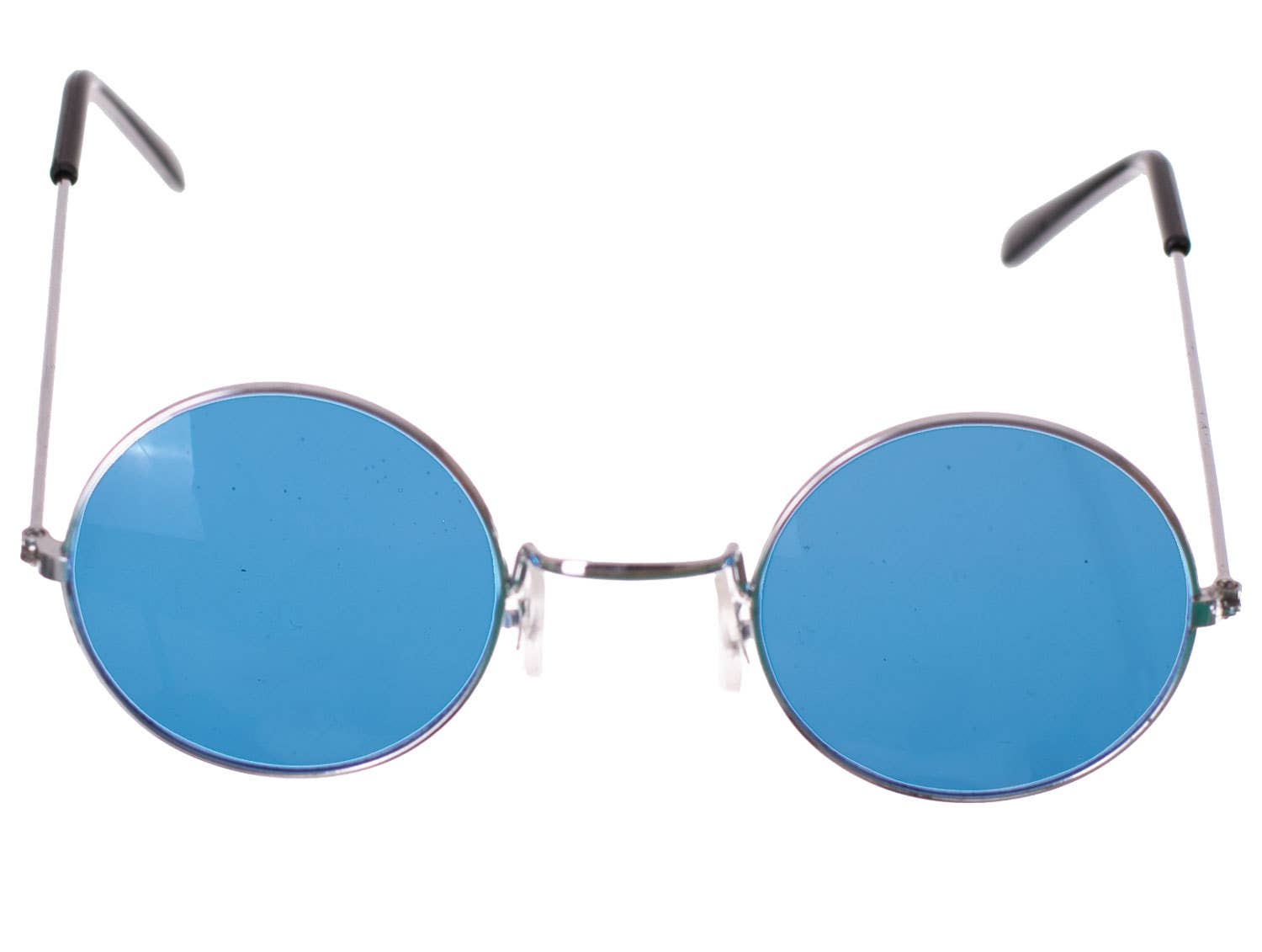 Round Blue Silver Frame John Lennon Glasses