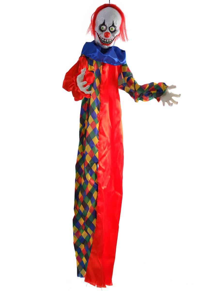 Animated Light Up Clown Halloween Decoration - Main Image