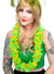 Novelty Green and Gold Costume Lei