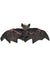 Hanging Black and Pink 30cm Vampire Bat Halloween Decoration - Main Image