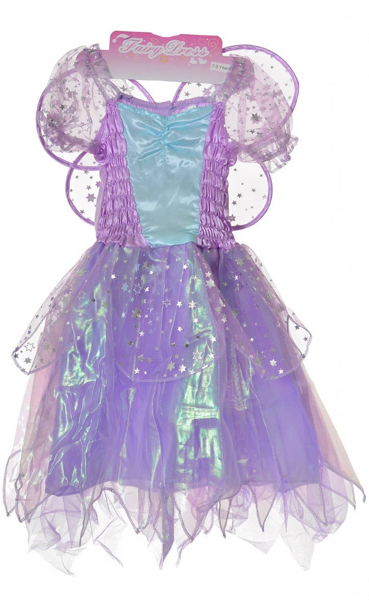 Iridescent Purple Fairy Princess Girls Book Week Costume - Main Image