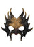 Black and Gold Spiked Devil Halloween Mask for Men