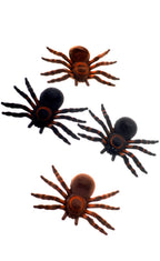 Image of Pack of 4 Tarantula Spiders Halloween Decorations