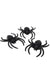 Set of 3 Large Black Glitter Spider Halloween Props