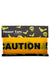 Image of Novelty Yellow and Black Caution Tape Halloween Prop