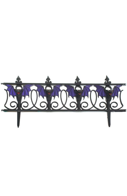 Bat Gothic Picket Fence Halloween Haunted House Decoration Main Image