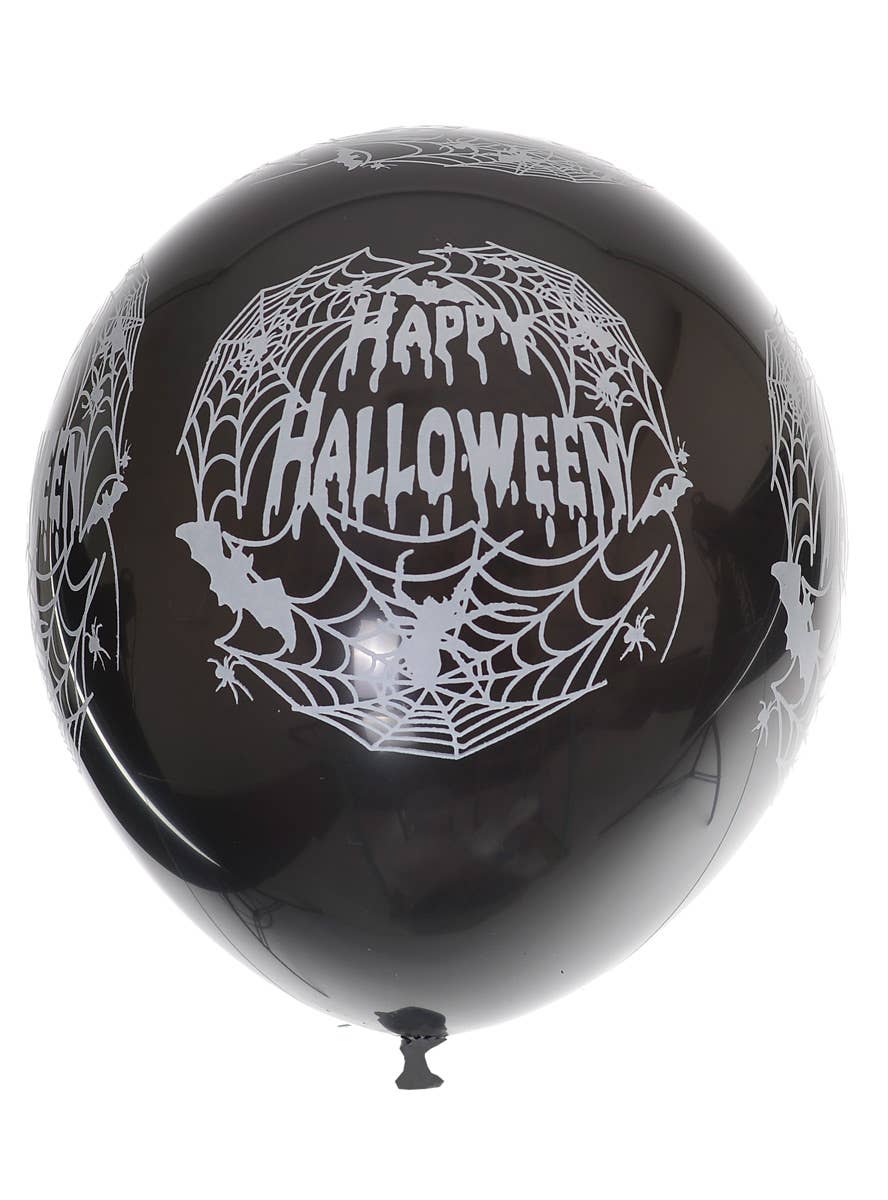 Black Happy Halloween Balloons Haunted House Decoration